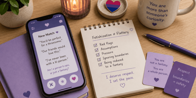 Why Bisexual People Get Fetishized on Dating Apps