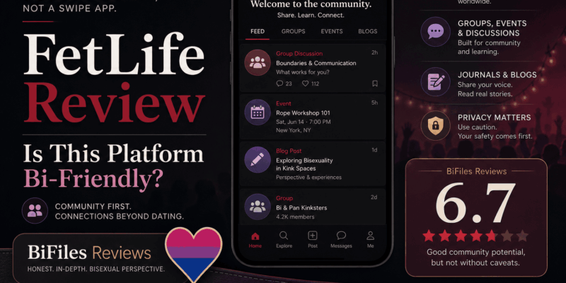 FetLife Review: Is This Platform Bi-Friendly? An Honest Assessment